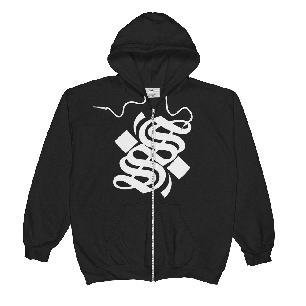 S Logo Full Zip Hoodie | Style Clothing Co.
